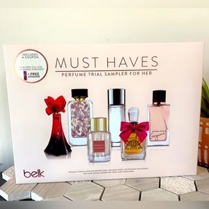 Fragrance Perfume Trial Sampler for her + Atomizer NEW IN BOX